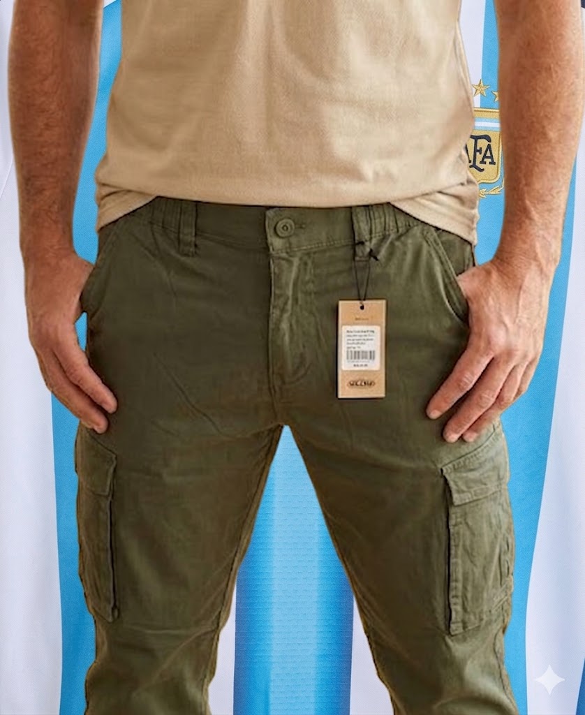 PANTALON KARGO promocion GABARDINA Talles 38 40 42