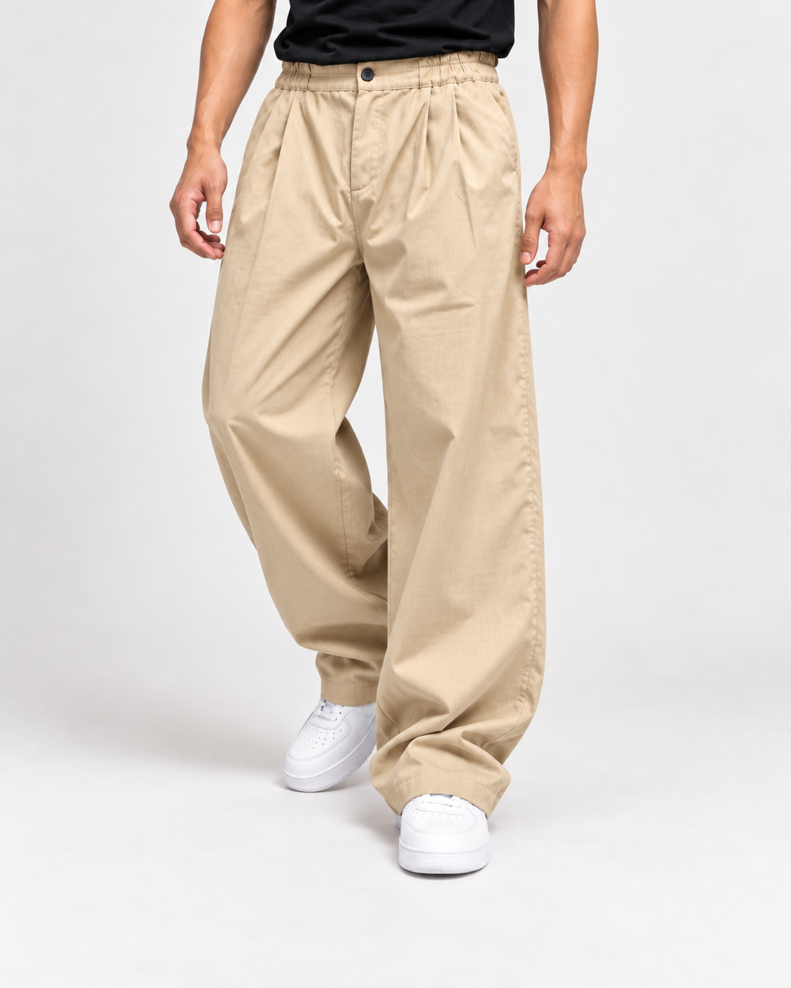 Pantalon sastrero baggy rayado