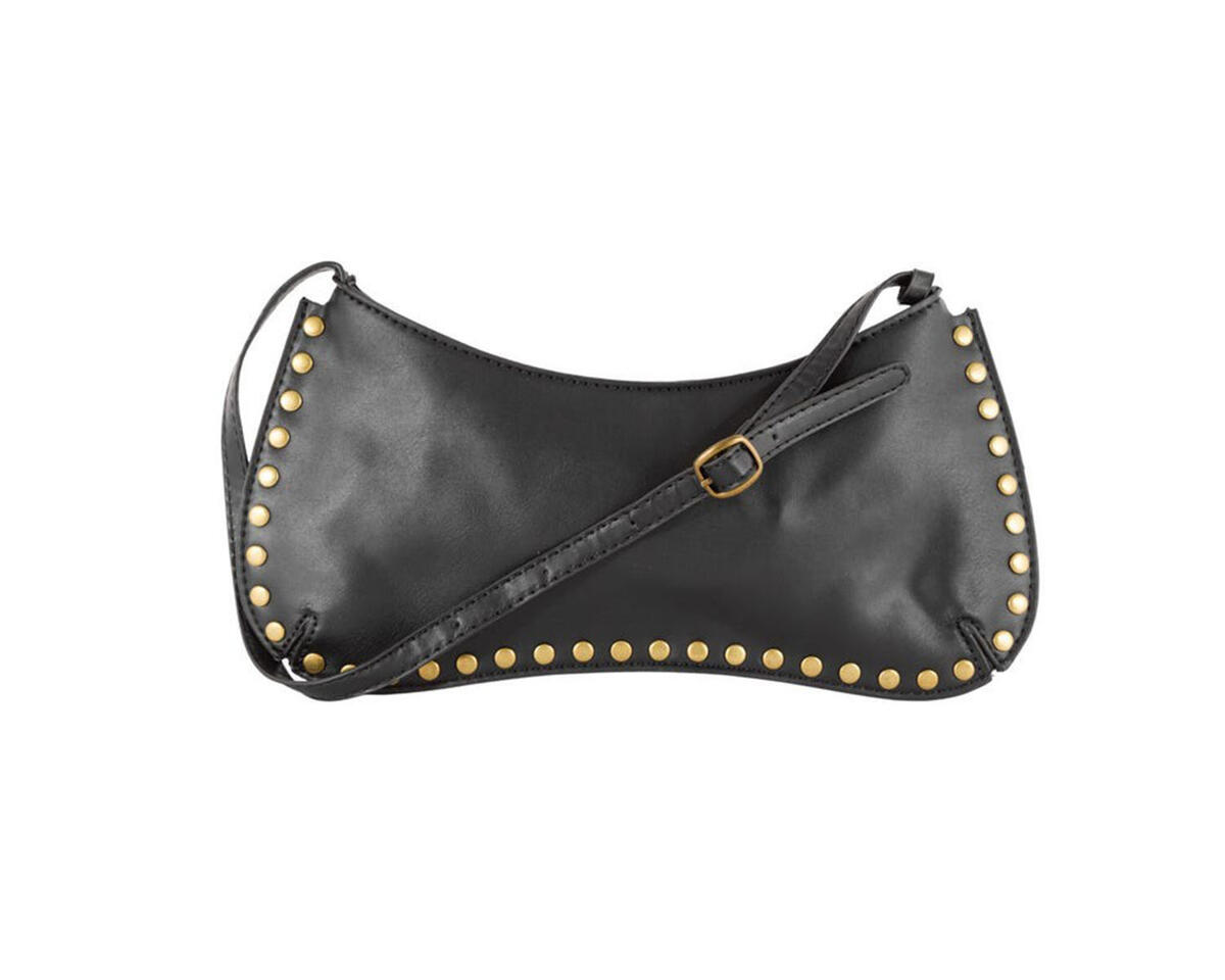 Cartera bananita importada con tachas