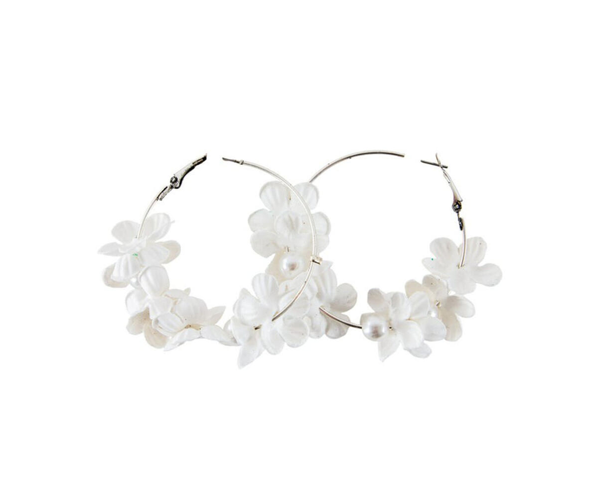 Aros argolla florales calidad premium