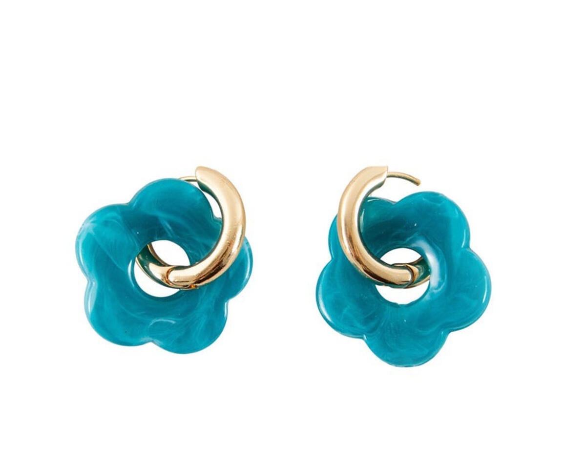 Aros argolla de flor calidad premium