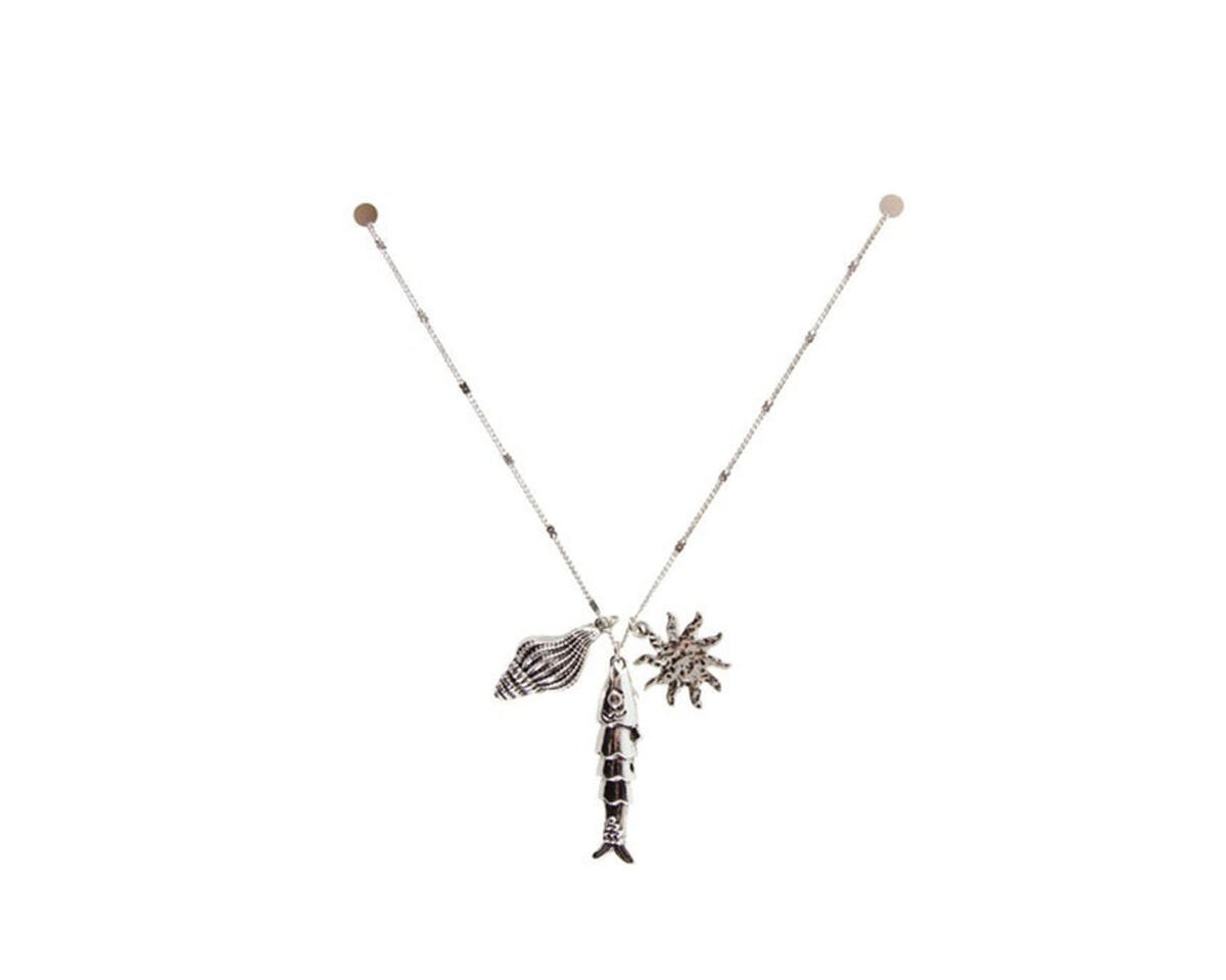 Collar importado con dije de pez