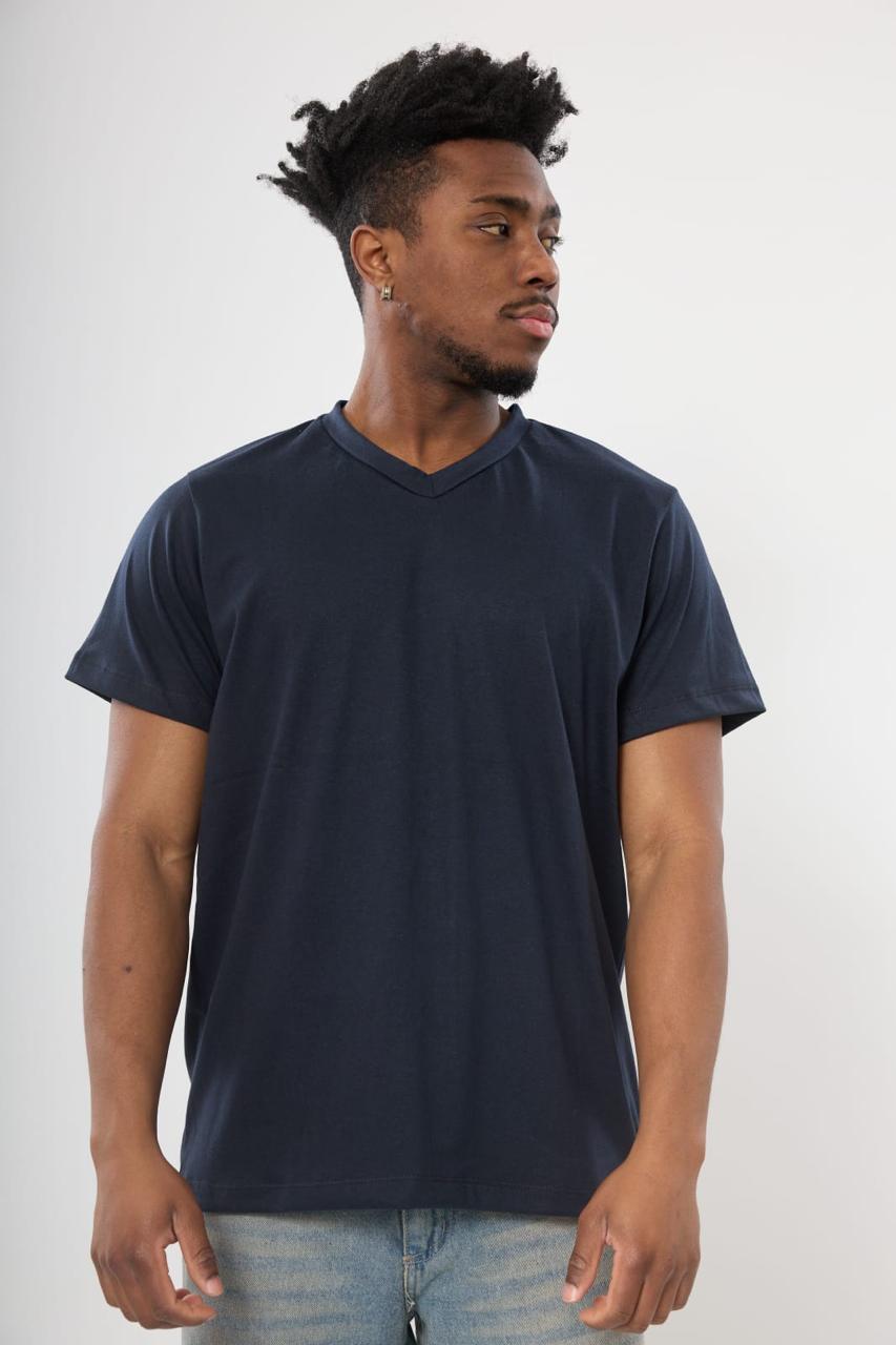 Remera escote en v