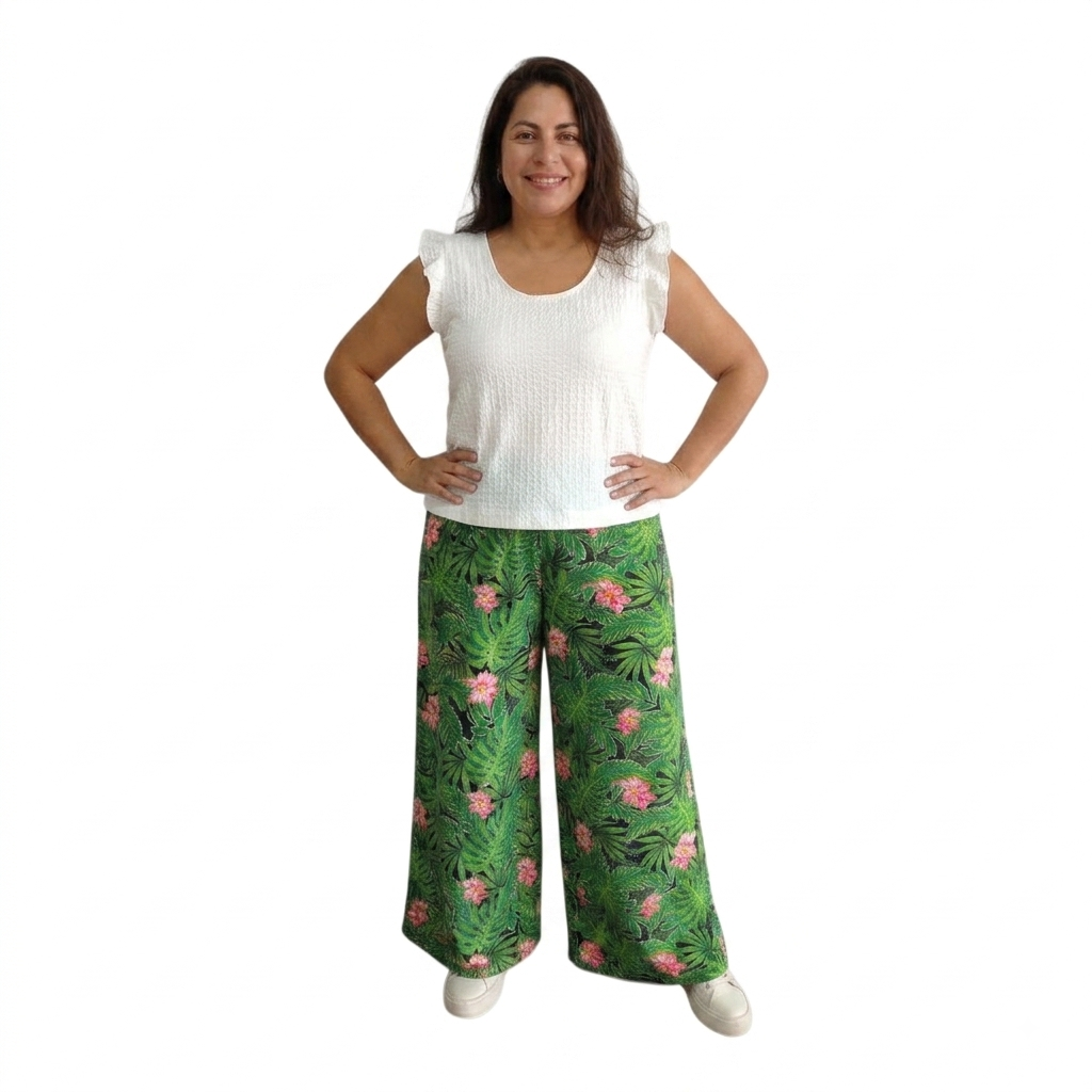 Musculosa con volado hawai