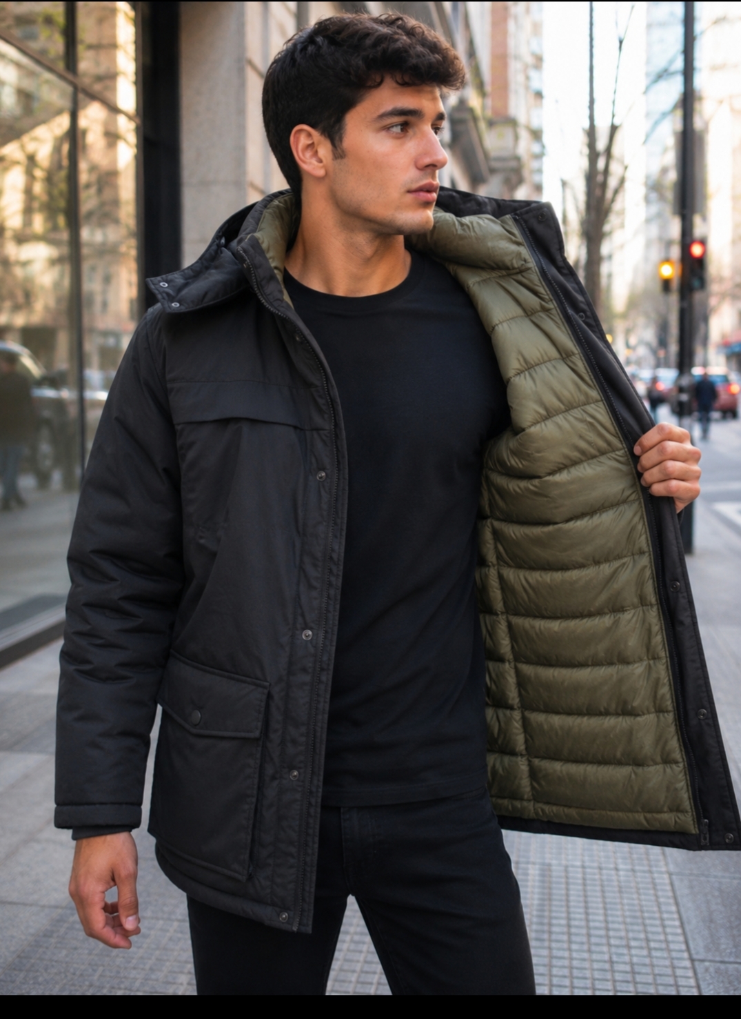 Campera reversible importada