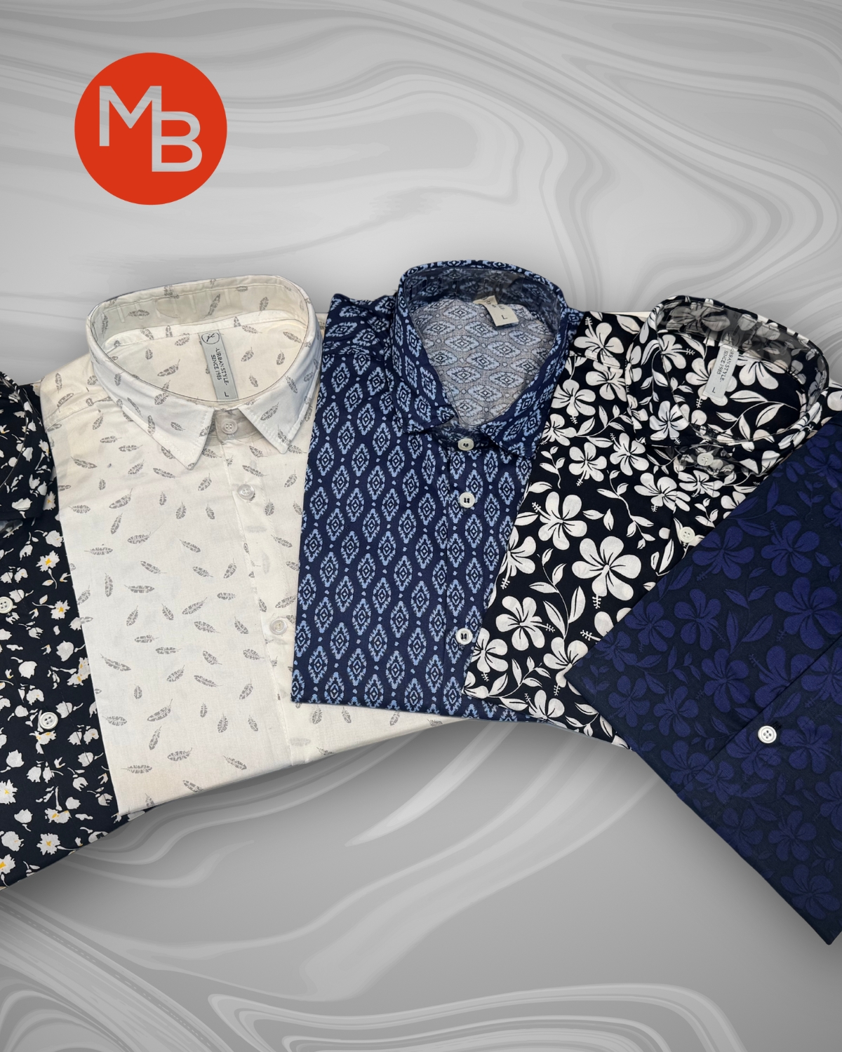 Camisa Estampada Elastizada