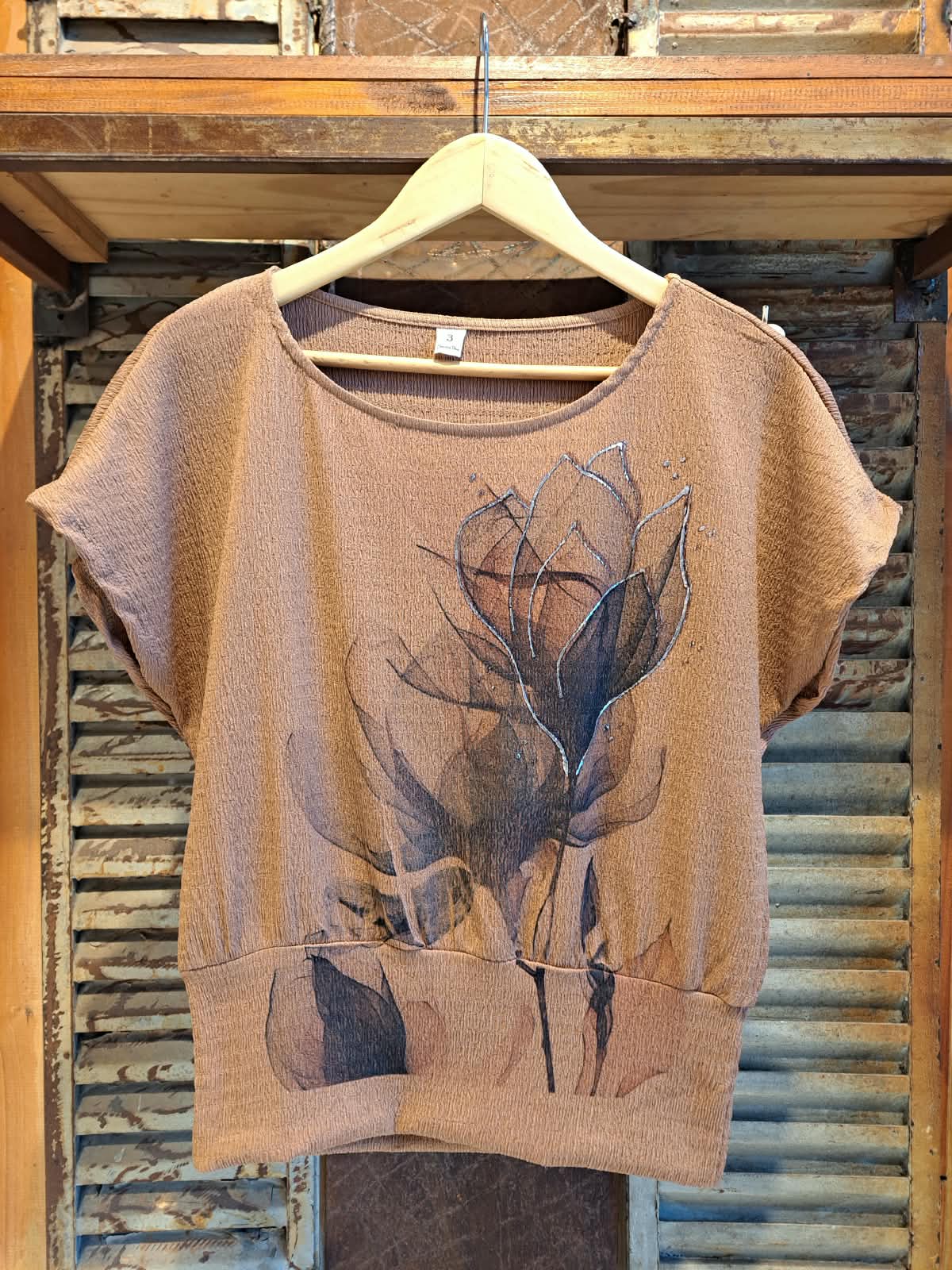 1335 BLUSA HAWAI C-PRETINA ESTAMP 1