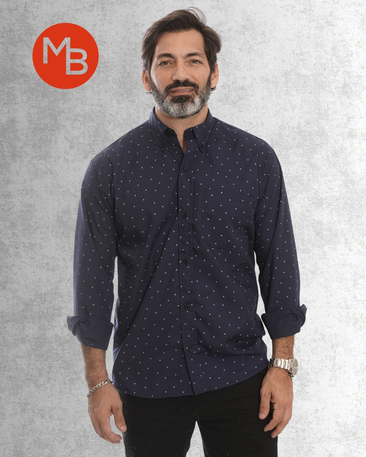 Camisa clasica a pintitas