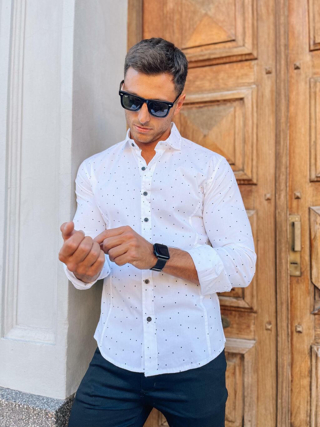 Camisa Elastizada a Pintitas