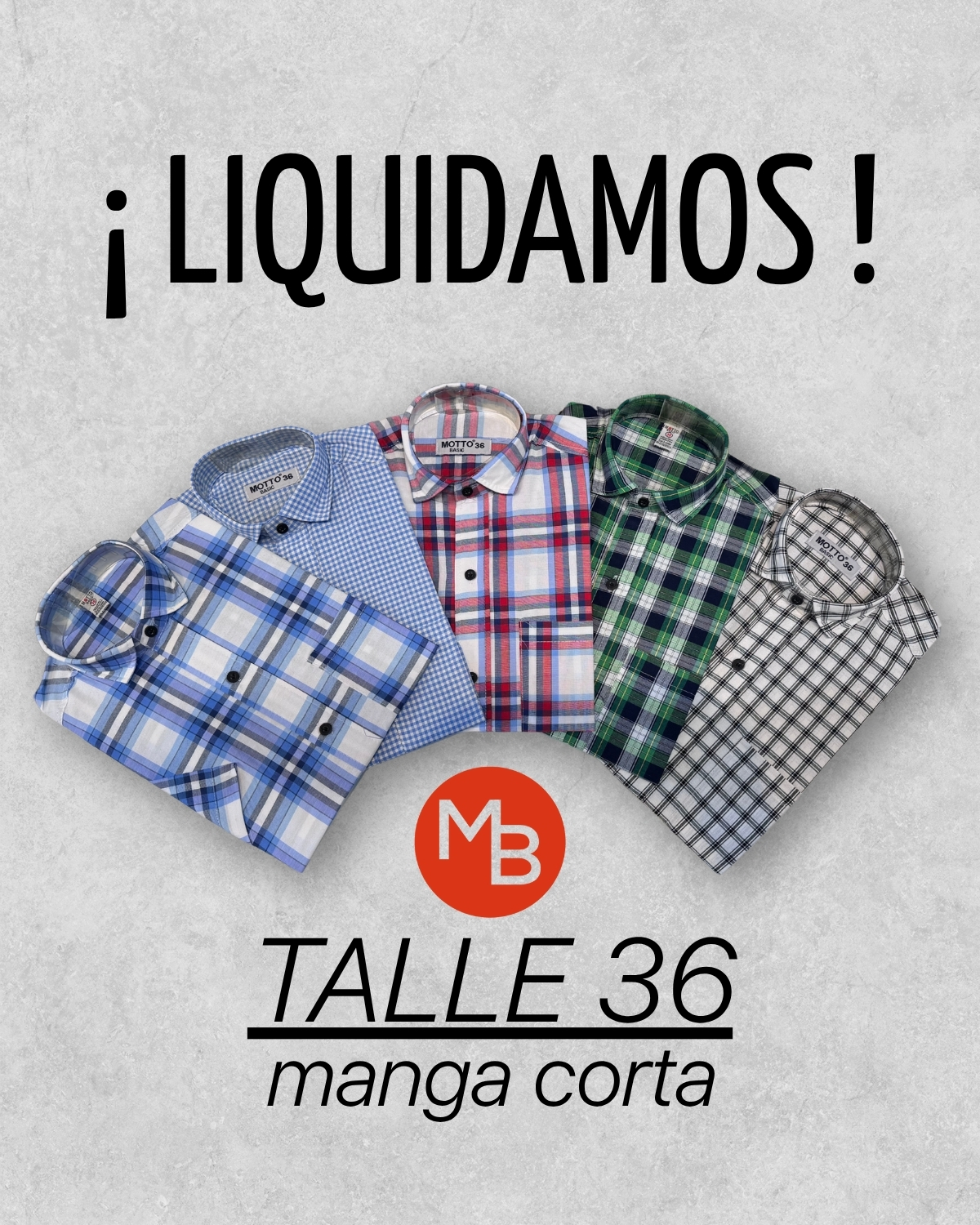 LIQUIDACION CAMISA CLASICA
