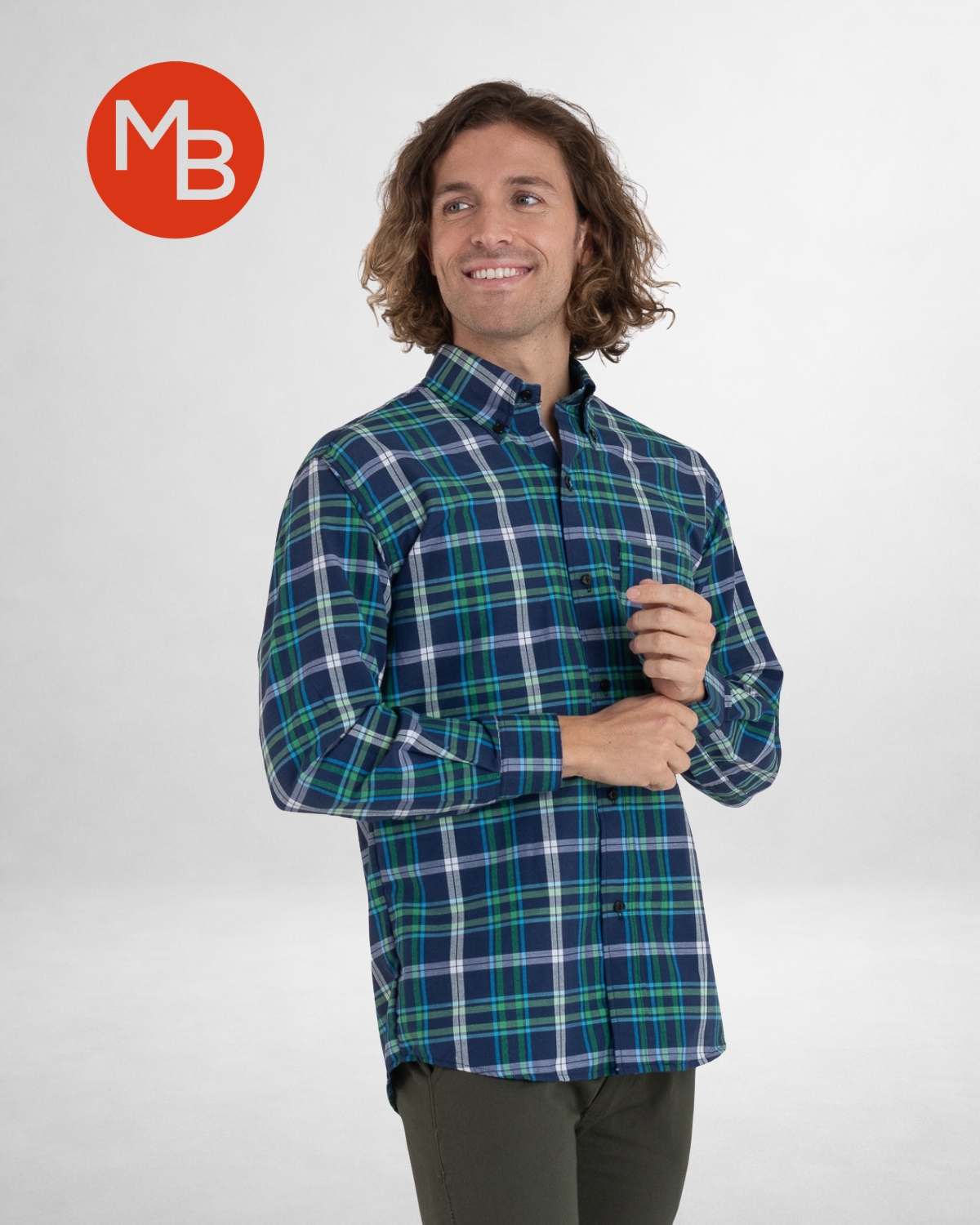 Camisa clasica a cuadro