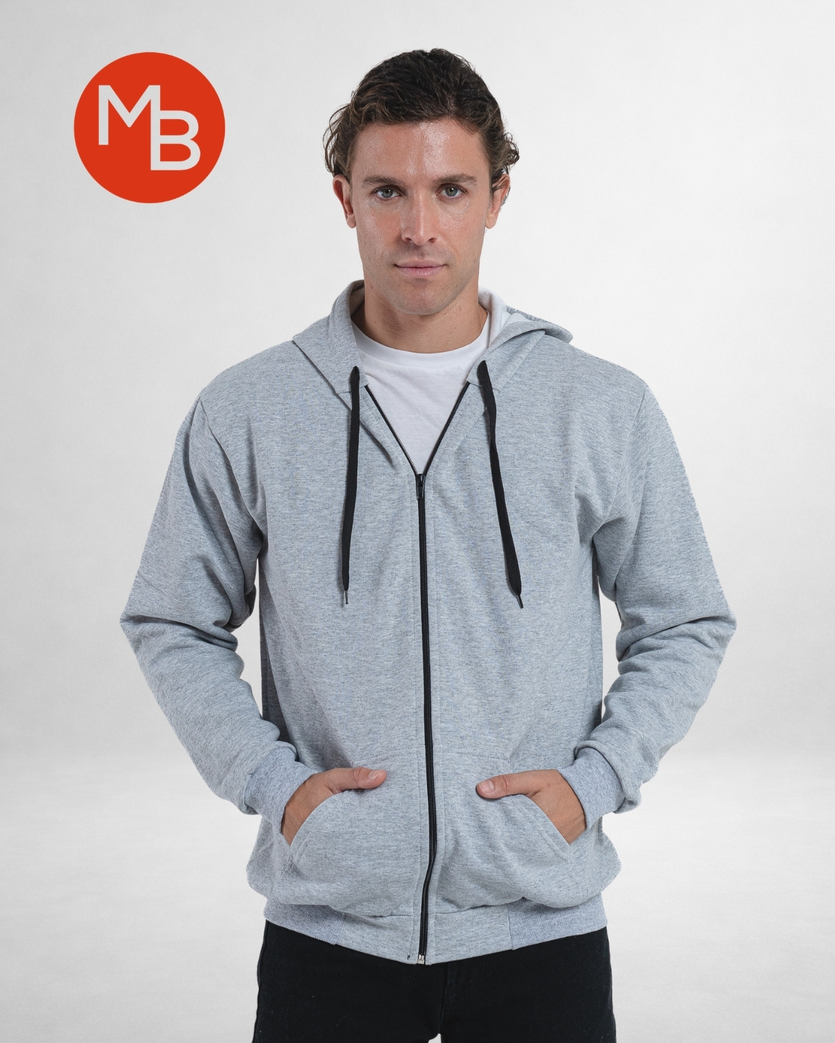CAMPERA DE FRISA CON CAPUCHA