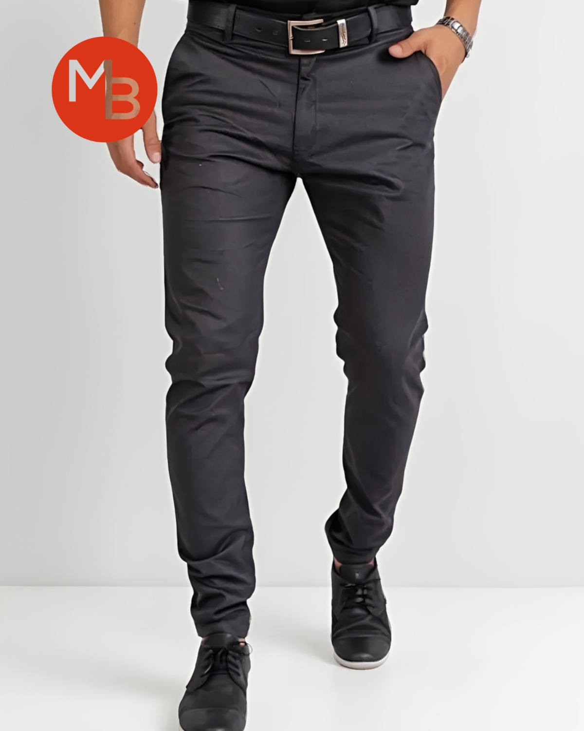 Pantalon corte chino formal hombre