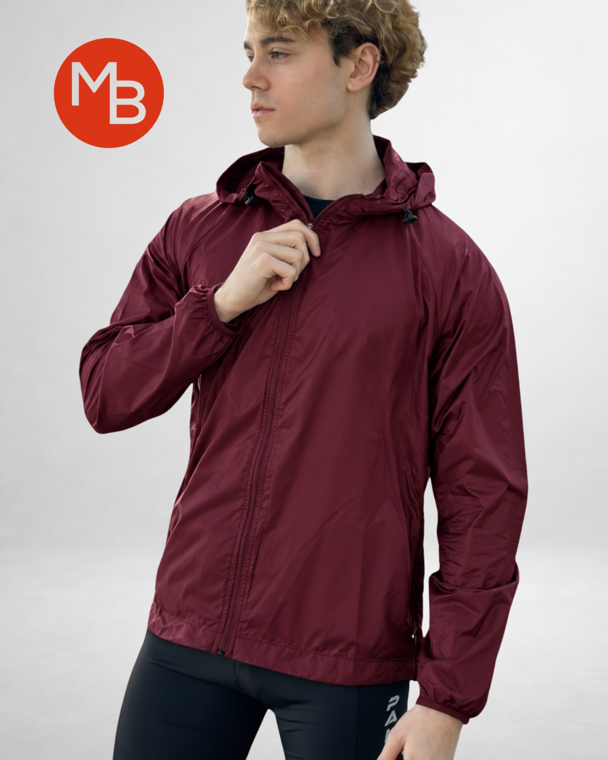 Campera rompeviento termosellado
