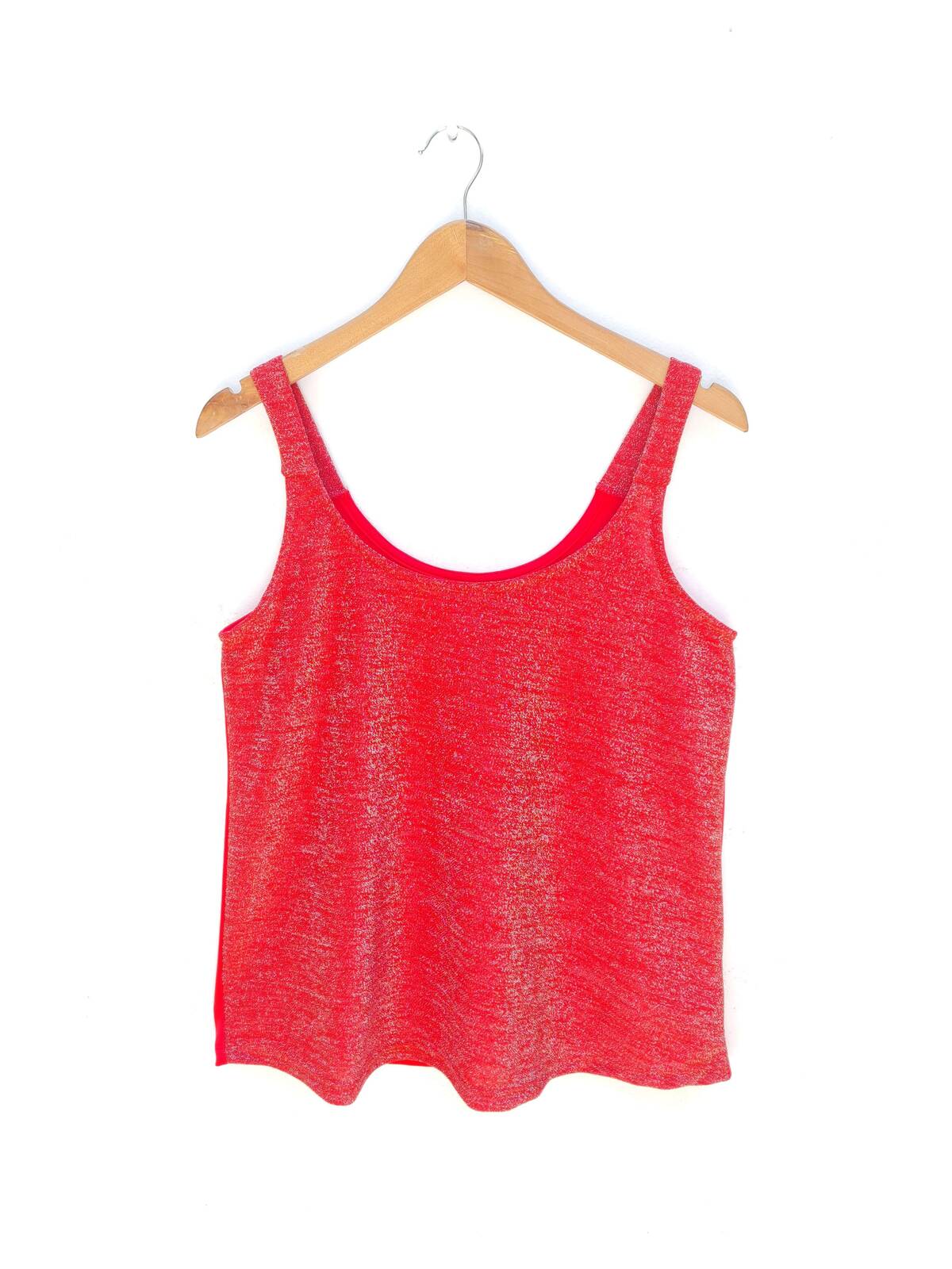 Musculosa de lurex evasé