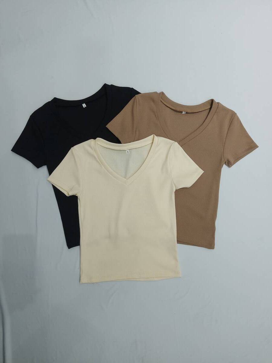 C512 Remera cuello V