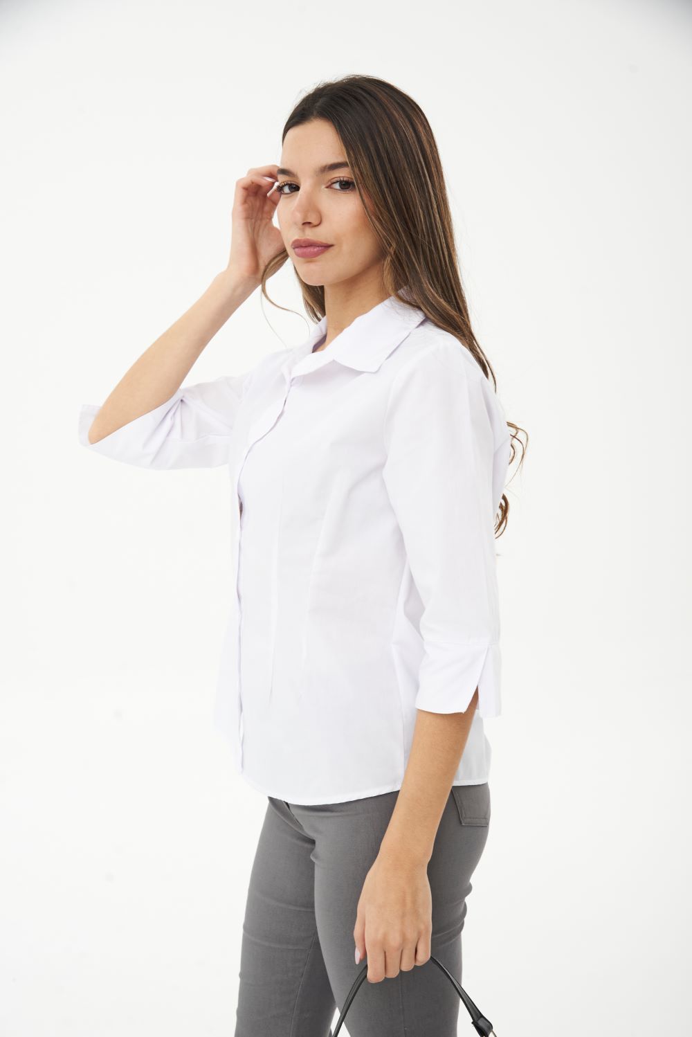Camisa batista tres cuarto