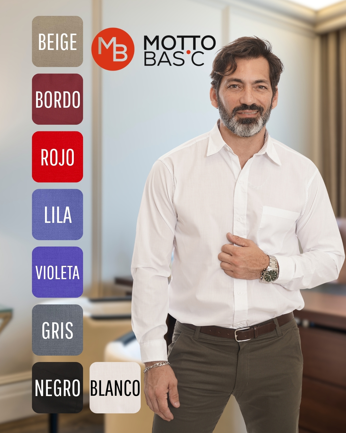 Camisa Clasica Lisa