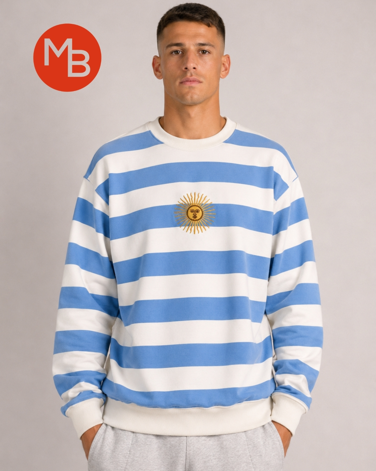 OFERTA BUZO DE ARGENTINA SOL MAYOR FRISADO