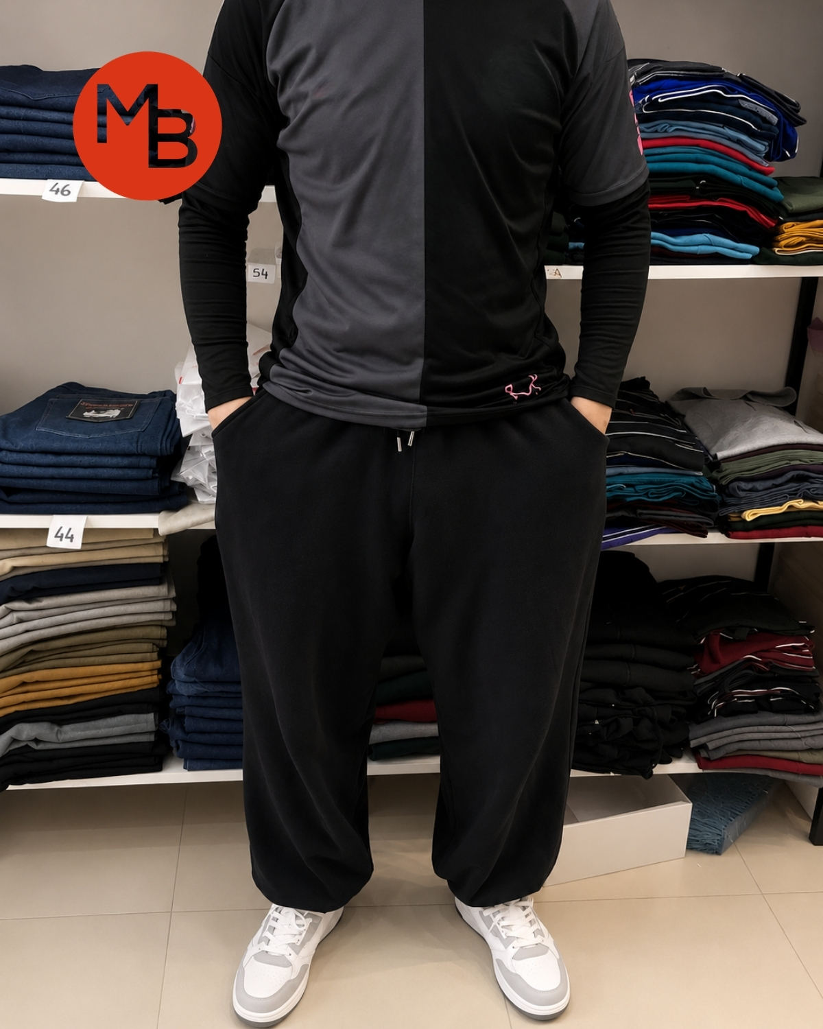 Pantalon Jogging Baggy con ajustable