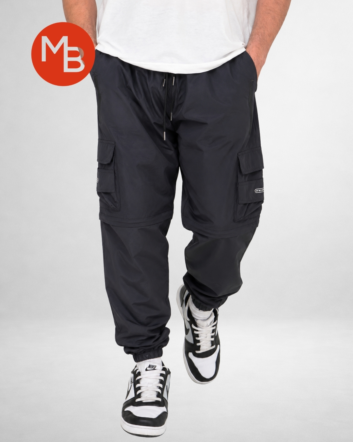 Pantalon Jogger rompeviento cargo