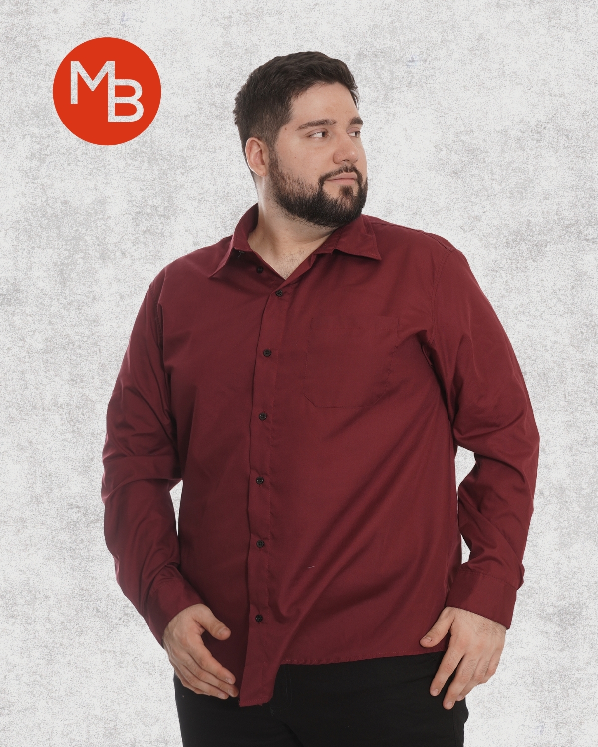 CAMISA CLASICA LISA TALLE ESPECIAL