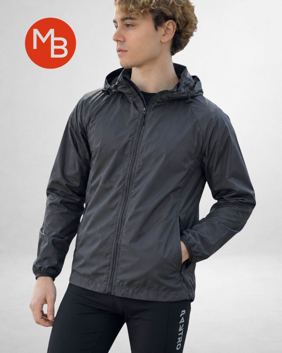 Campera rompeviento impermeable