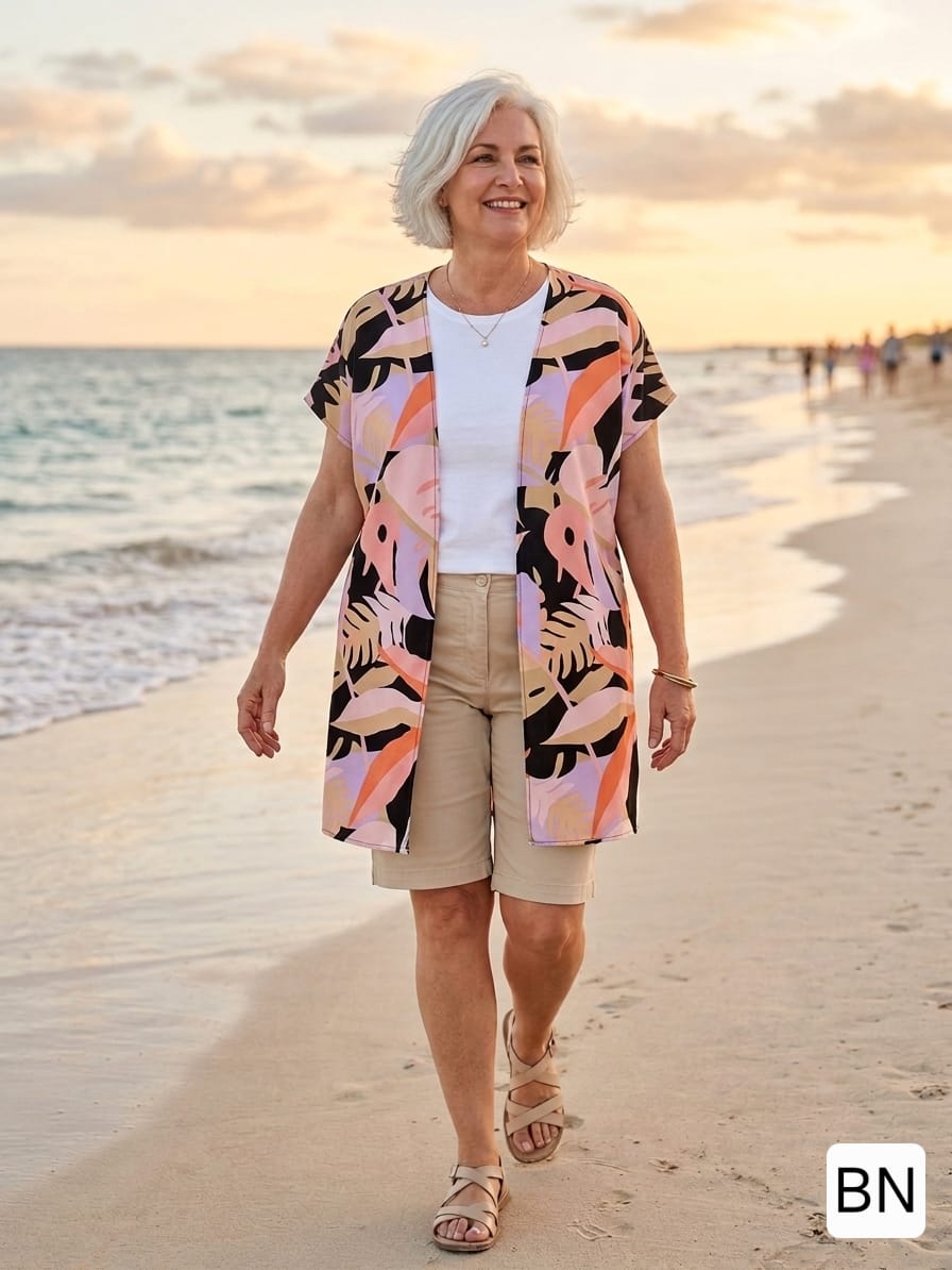 Kimono Estampado de [Fibrana] Art. 408F