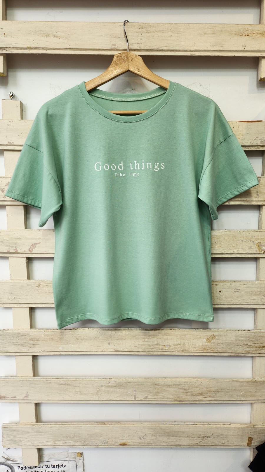 Remera larga GOOD THINGS