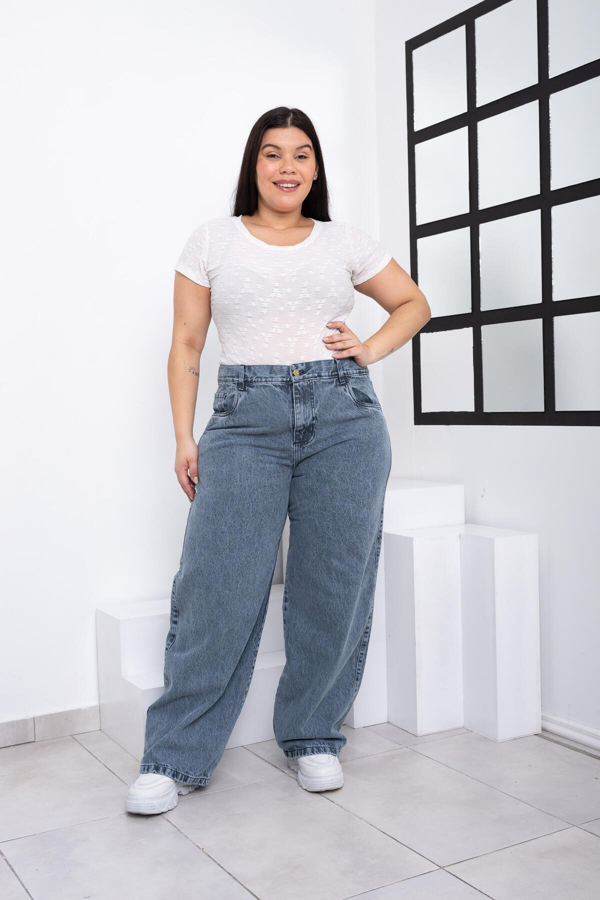 ART 506 Baggy Azul Arenado
