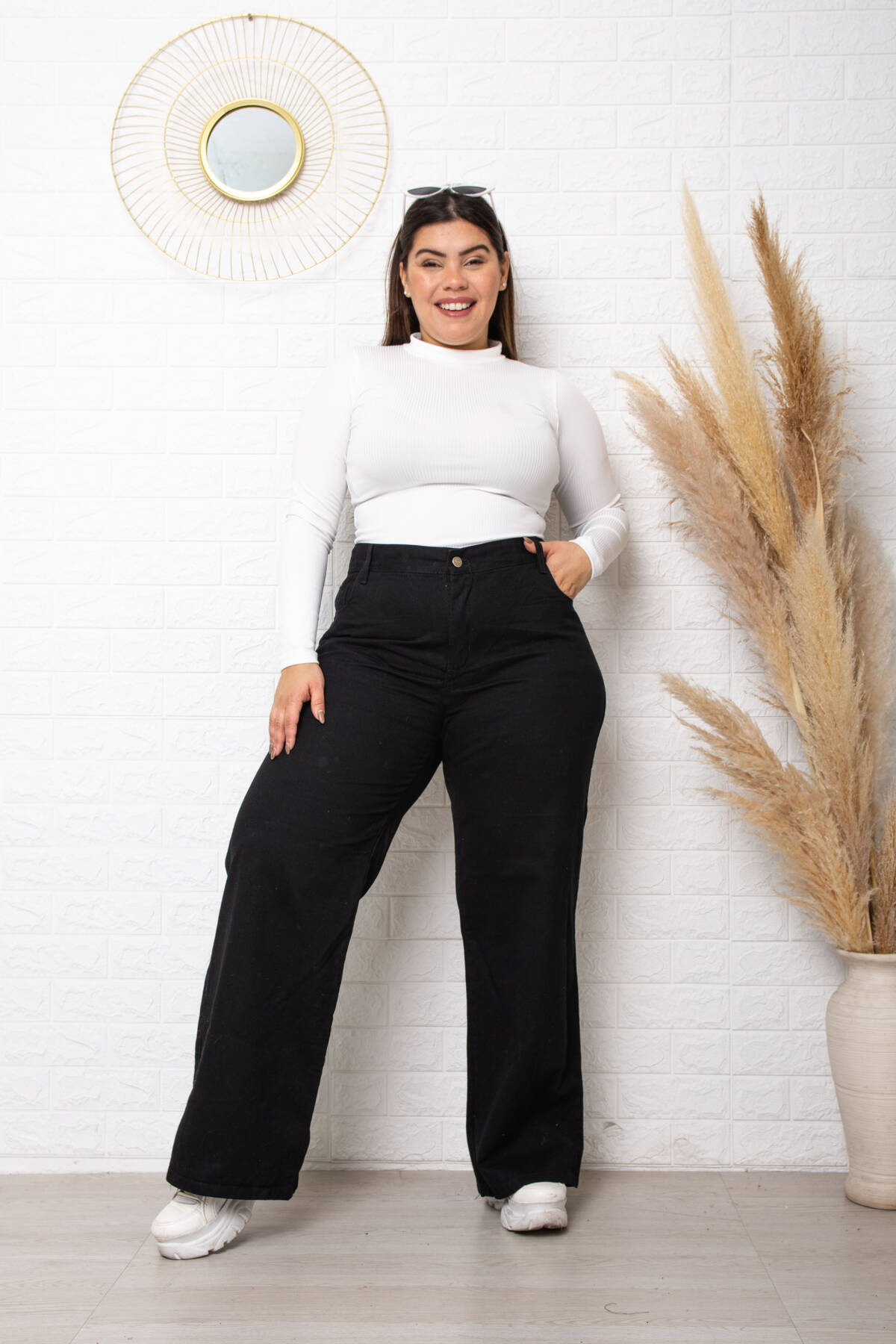 Art. 573NG - Wide Leg + Negro "T. GRANDES"