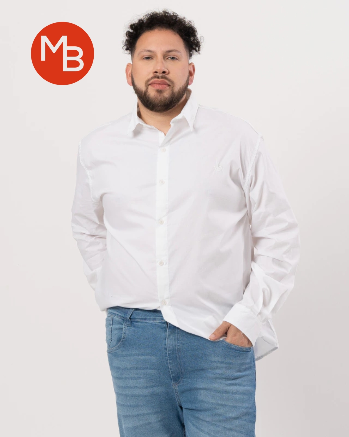 Camisa elastizada talle especial