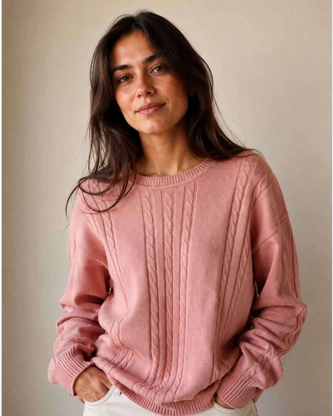 Sweater bremer trenzado
