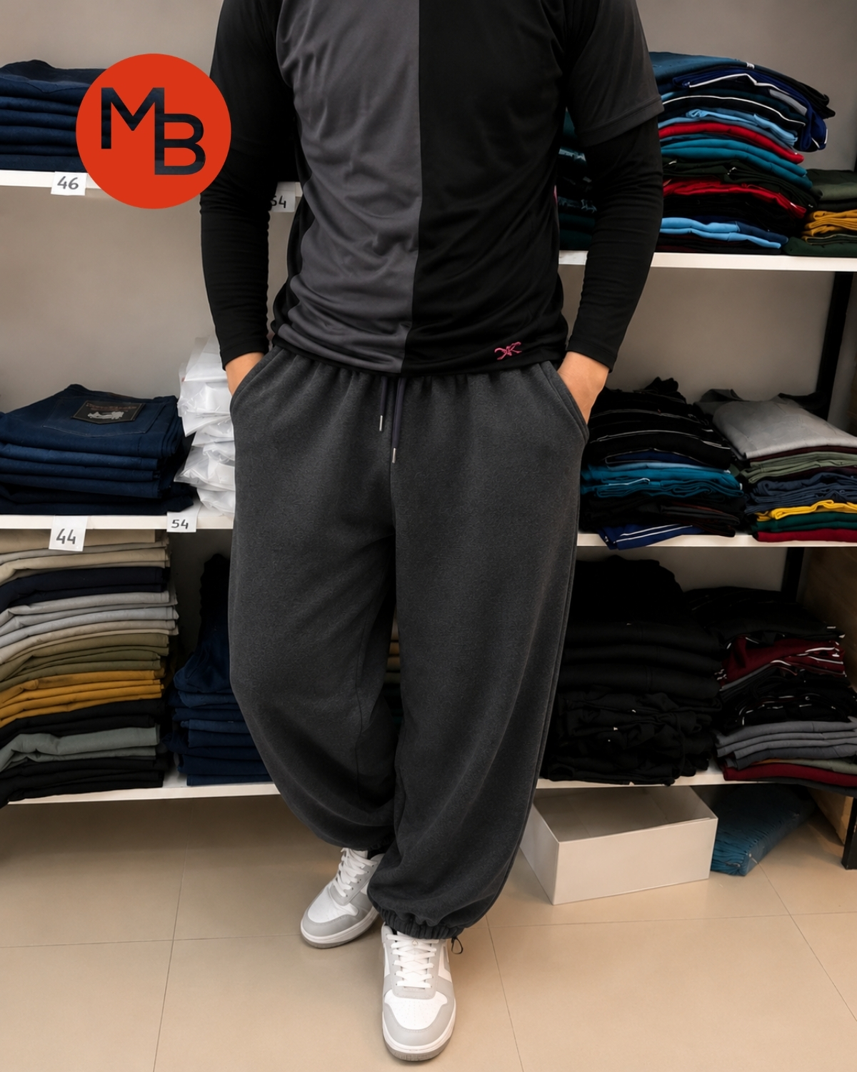 PANTALON JOGGING BAGGY FRISADO AJUSTABLE
