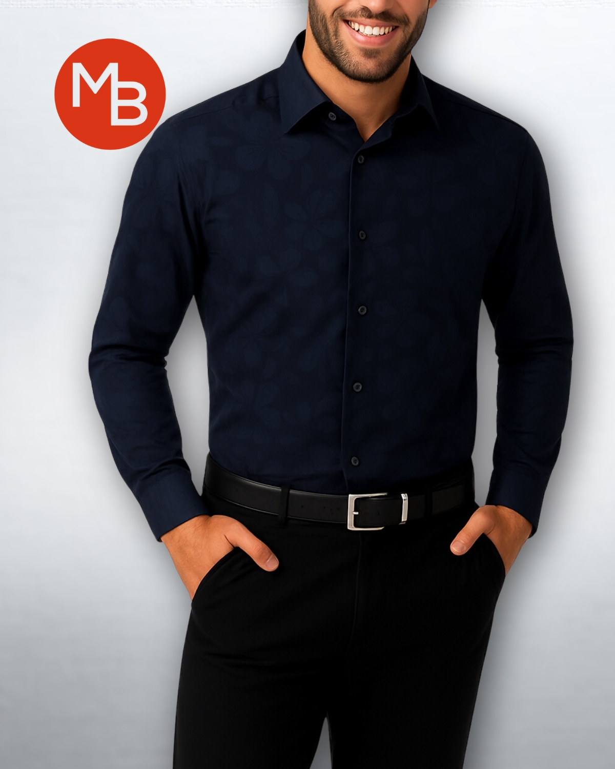 Camisa Estampada Elastizada