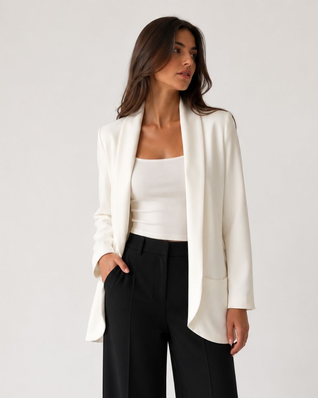 Blazer crep lycra