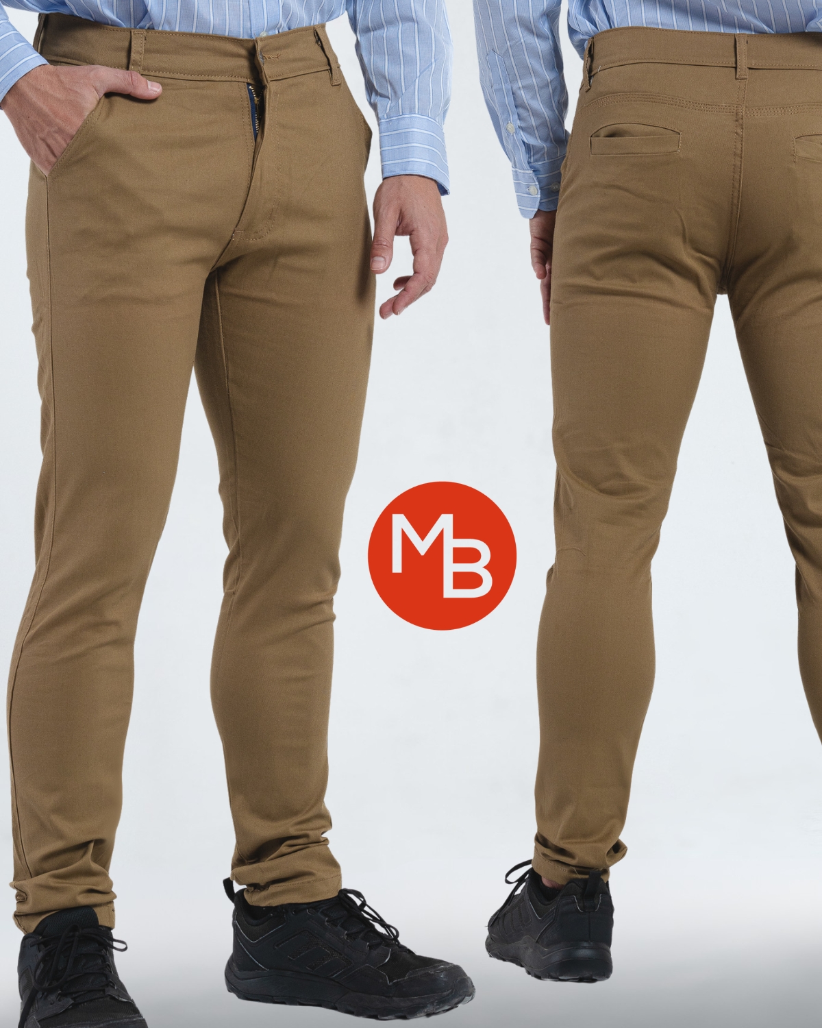 PANTALON CORTE CHINO GABARDINA
