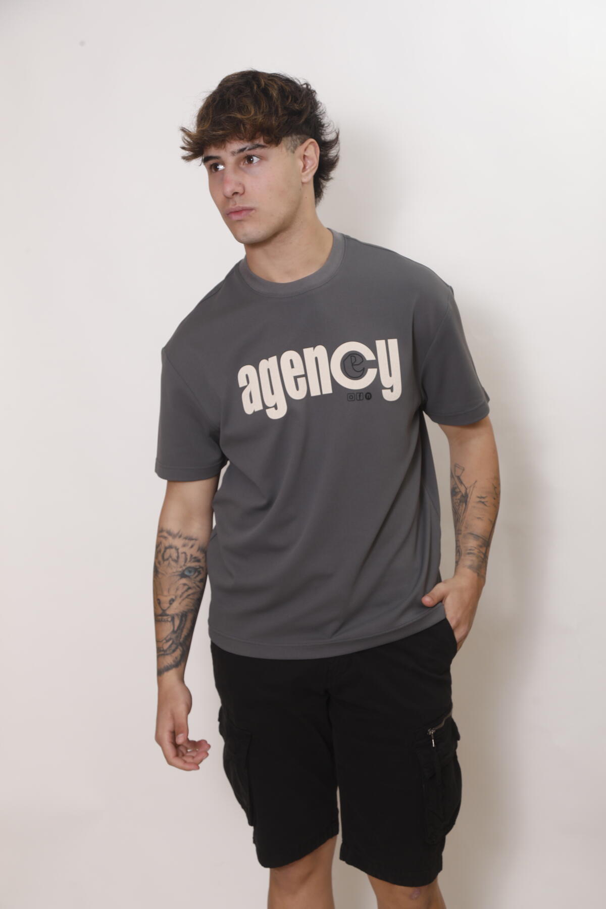 Remera algodon con spandex