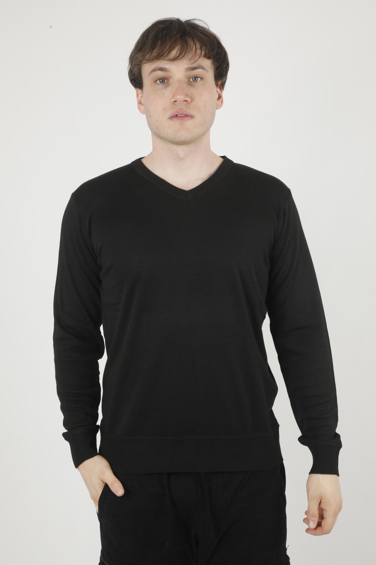 Sweater liso V