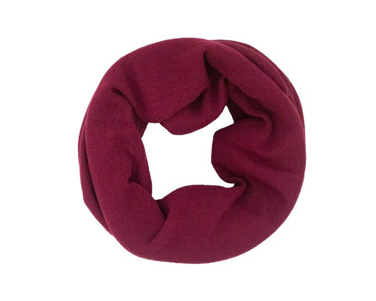 Cuello de lana liso tubular unisex color clásico Medidas: 95 cm x 30 cm
