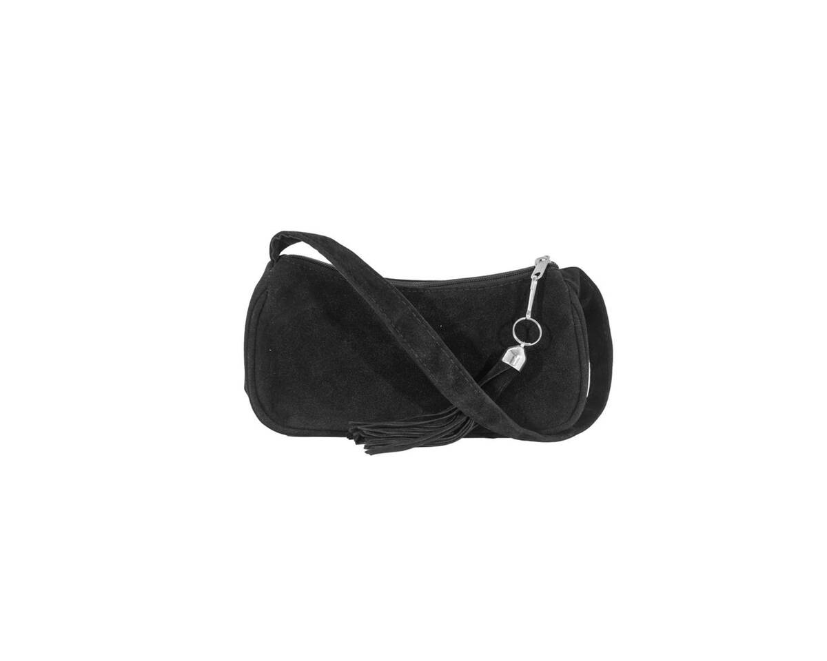 Mini bag gamuza con colgante
