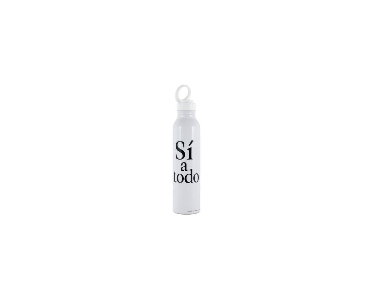 Botella de aluminio estampada