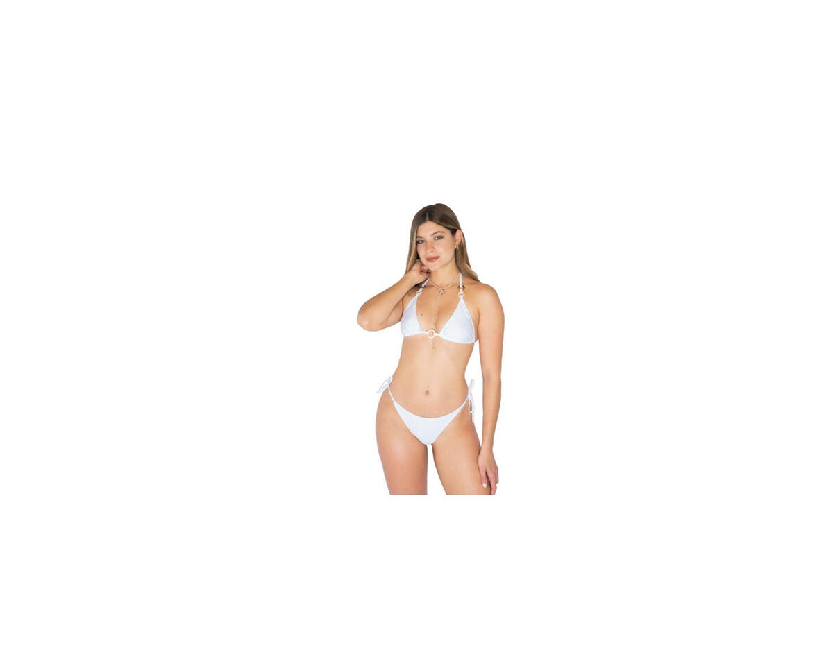 Bikini triangulo Ibiza blanco