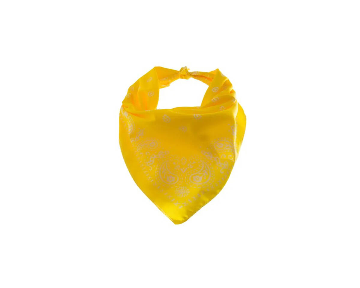 Bandana estampada AMARILLO.