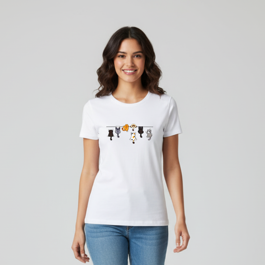 REMERA GATITOS