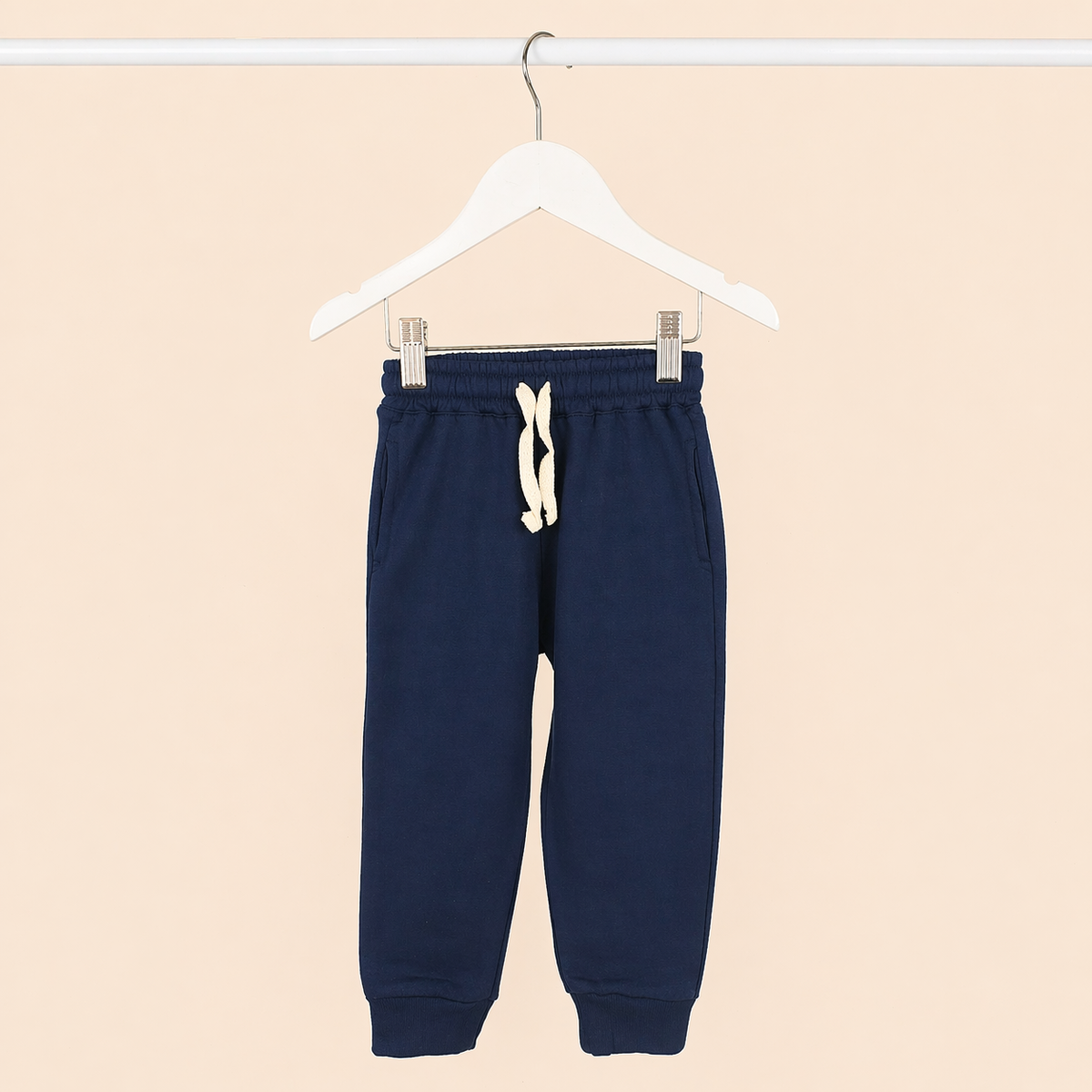 Pantalon Bebe Termica lisa CPuño y Cordon