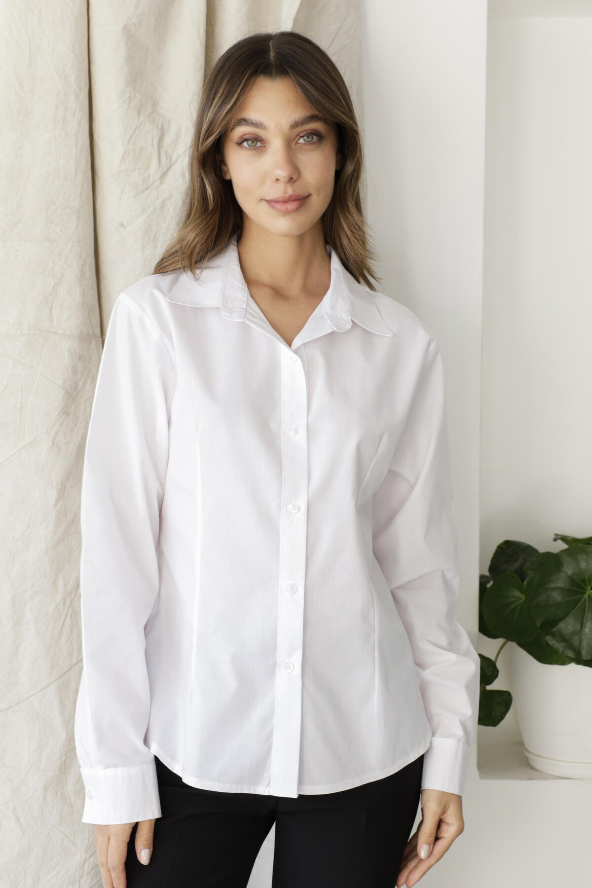 Camisa lisa batista