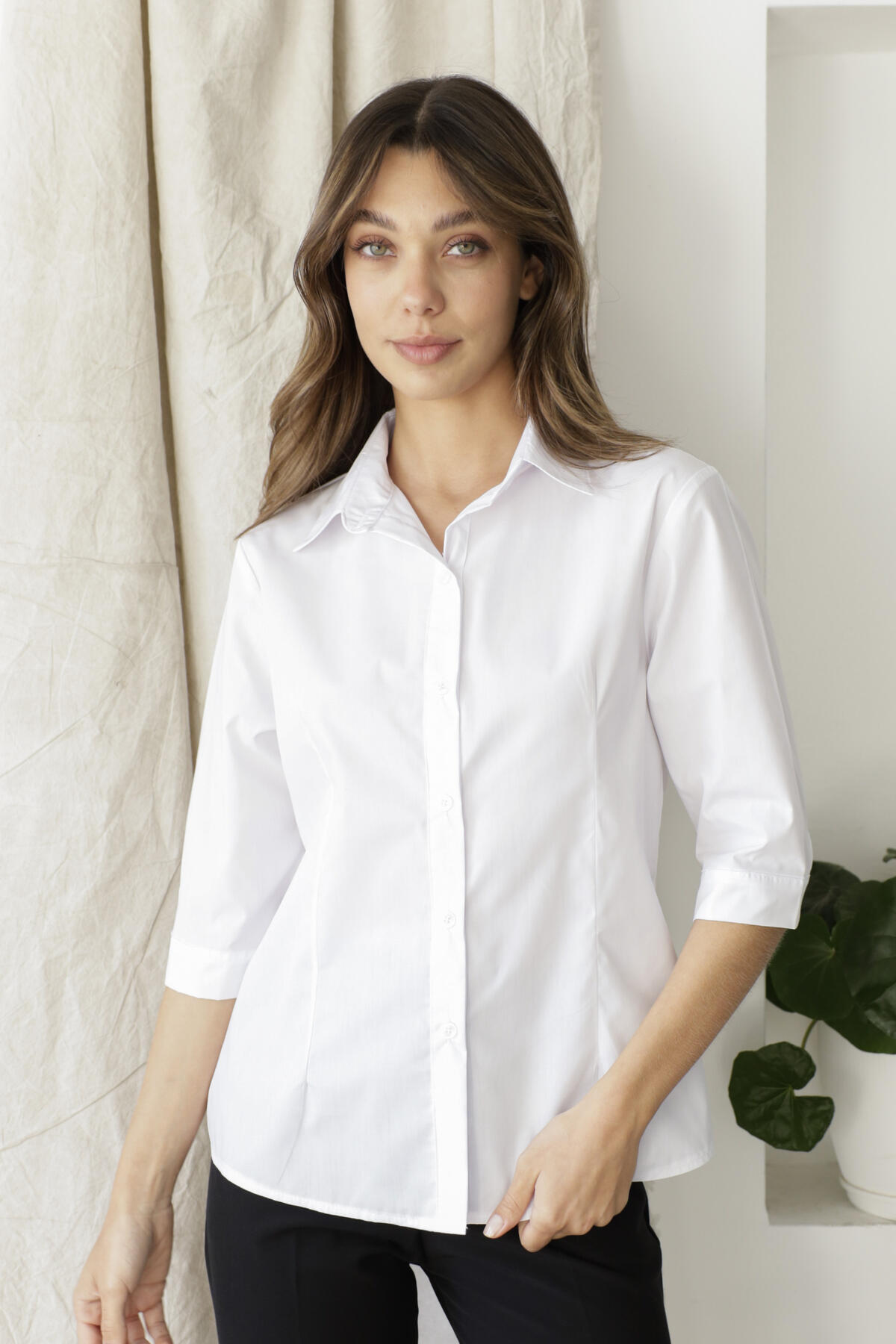 Camisa lisa batista