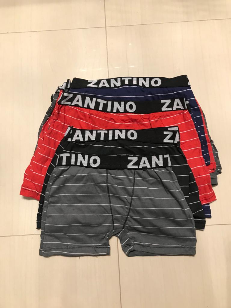 boxer PACK X 12 LISO O RAYADO de adulto talles 1 al 6 LA UNIDAD
