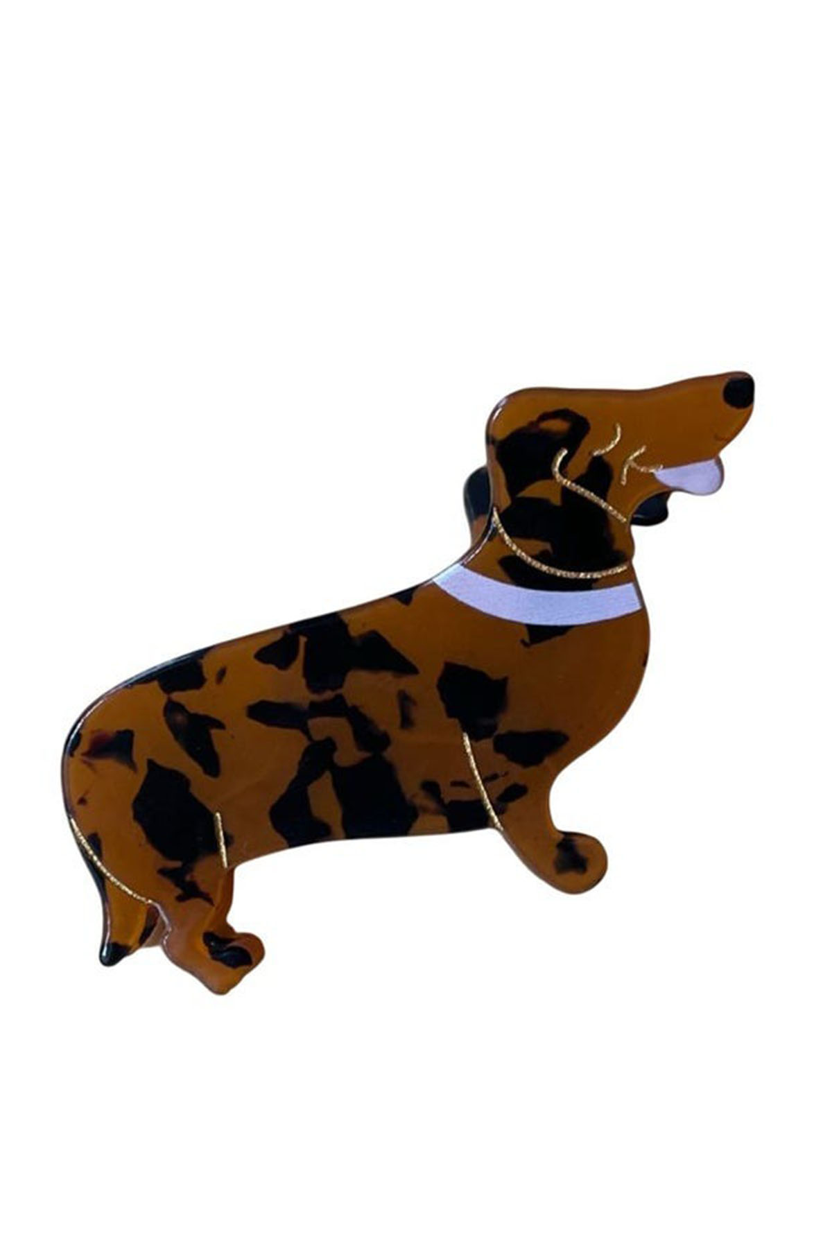Broche de pelo perrito salchicha